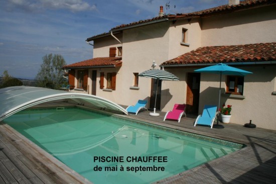 La ferme de Taverne avec piscine chauffée