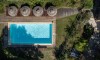 SUD Ardèche. MAS pierre privatisé. Climatisation, piscine chauffée Spa.11 chambres/8 salles de bains